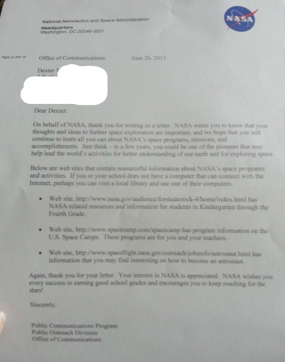 Illustration for article titled This Is The Adorable Letter A 7-Year-Old Sent NASA To Go To Mars